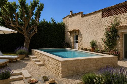 Maison coeur de village piscine wifi parking