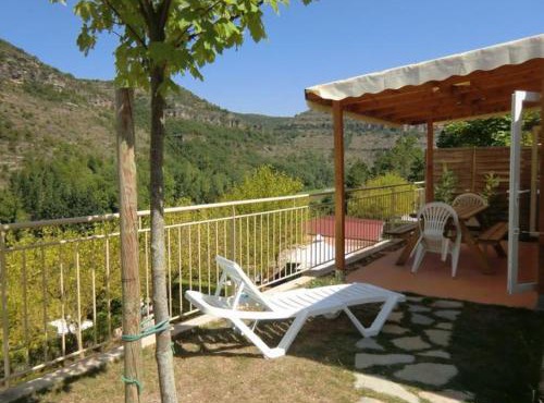 Mobil home 28m² à Saint-Rome-de-Tarn - Terrasse - API-1-52-943 in Saint-Rome-de-Tarn