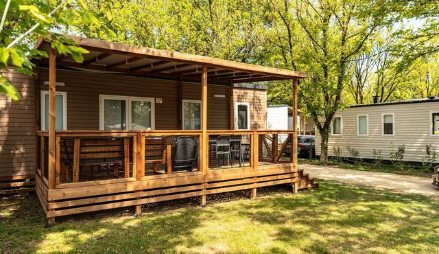 Mobile Home | Premium | 3 Bedrooms | 6 Guests | Lounge Terrace | A/C