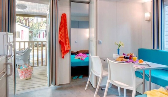 Mobile home with AC - 5 guests in Annot