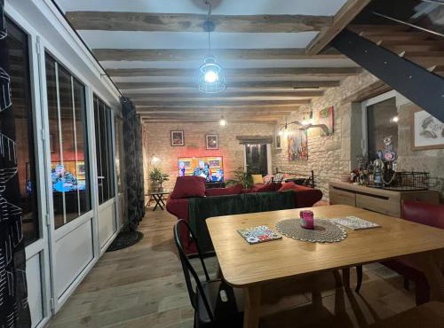 Moonlight cottage with spa saumur in Courchamps