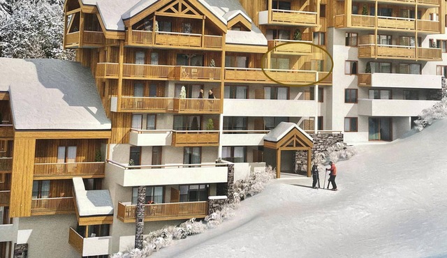 OZ/Domaine d'Alpe d'Huez, south-facing, ski-in, 4 rooms, 3 bedrooms, sleeps 8