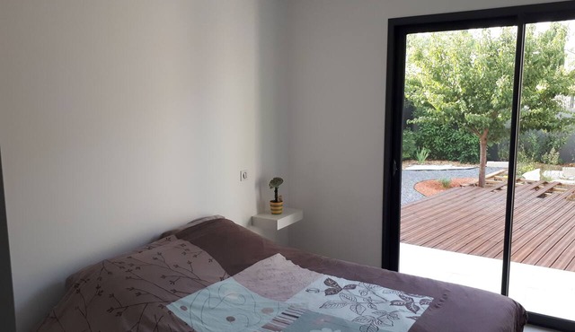 Perfect 3-bedroom house with AC in tranquil Jacou