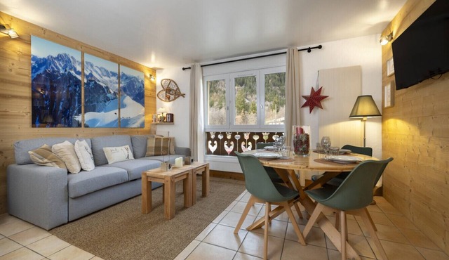 Petit Social - Chaleureux | 4pax | Vue Montagne | Remontée300m in Chamonix-Mont-Blanc