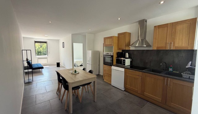 Renovated 70-square-meter apartment, sleeps up to 6. 2 large bedrooms. St Forgeux, 69490 in Saint forgeux