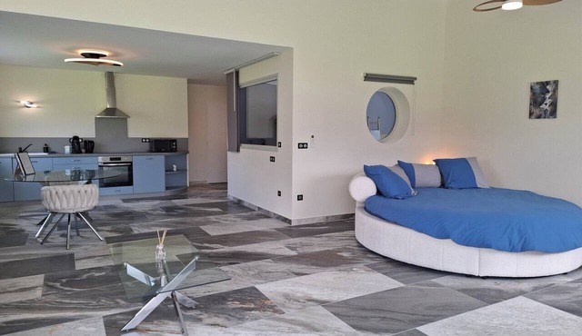 Romantic room with a private, indoor, heated pool and spa!