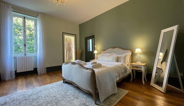 Stunning 16th Chateau in a peaceful village. Beautiful grounds & Pet Friendly. in Lapeyrouse