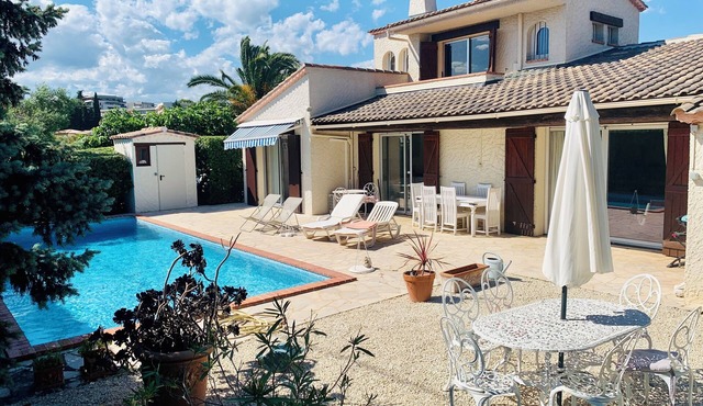 Superb Villa Antibes Juan Cannes Heated Pool