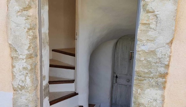 Typical Provencal village house