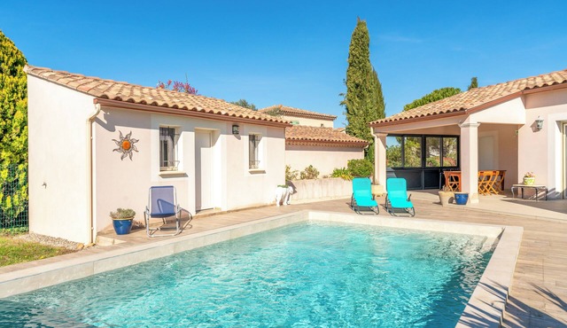 Villa Émeraude swimming pool Provence quiet parking air-conditioning-Adapted PMR
