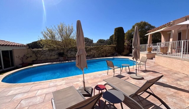 Villa 200 m², Private Pool, 4 Bedrooms 10 min Montpellier