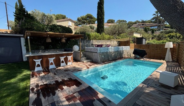 Villa 6-8 pers, air conditioning, swimming pool