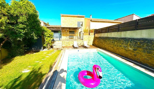 Villa des Mûriers, 150 sqm, swimming pool, AC