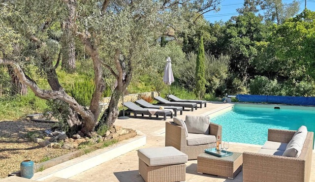 Villa for 8 people - Sea view - Private pool - Air conditioning - Wifi - Sainte Maxime -.