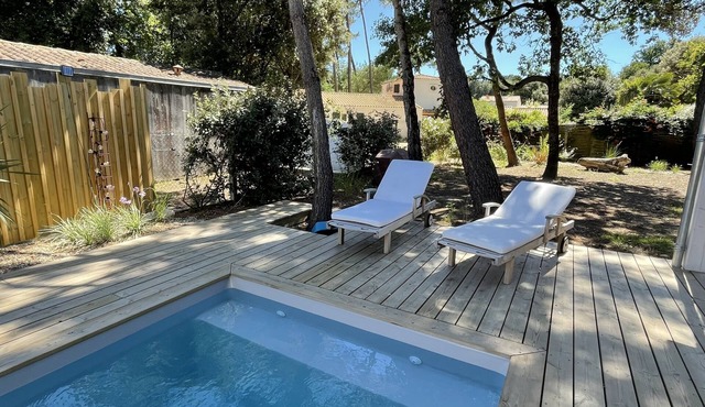 Villa Neuve Proche Plage Avec Piscine Chauffée in Dolus-d'Oléron