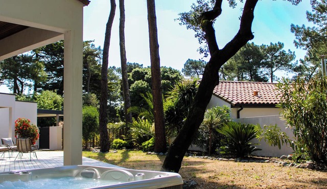 Villa Pinède: 800m from Beach, Private Jacuzzi, Pine Forest, Sleeps 8