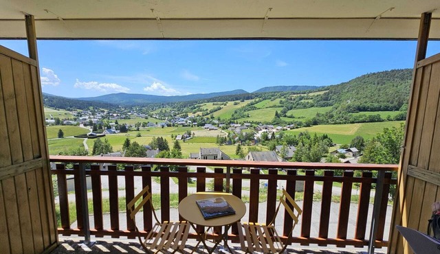 Vue panoramique Le Balcon de Corrençon 4 pers