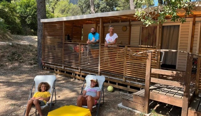 ZEcamping 4 étoiles piscine chiens acceptés mobil-home clim 27m2 5 pers