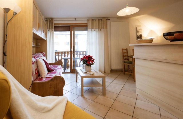 100m from shops, 2nd floor, balcony, ski locker, 38m², Valloire