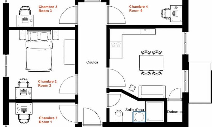 Riquier Resort | 69 m² Private room ∙ 1 bedroom ∙ 1 guest