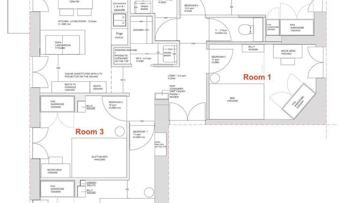 Quartier du Port Resort | 75 m² Private room ∙ 1 bedroom ∙ 1 guest