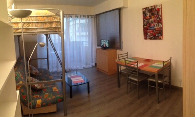 Liberation Apartment | NICE - LARGE BRIGHT Studio, CROSSING with Independent Kitchen City Center