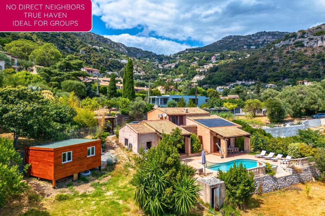 Carrieres - Malbousquet Villa | VILLA HORIZON - 5min from Monaco - A bird's-eye view of Monaco and Mediterranean - Ideal Groups & Families - Parking - Private Garden - Calm