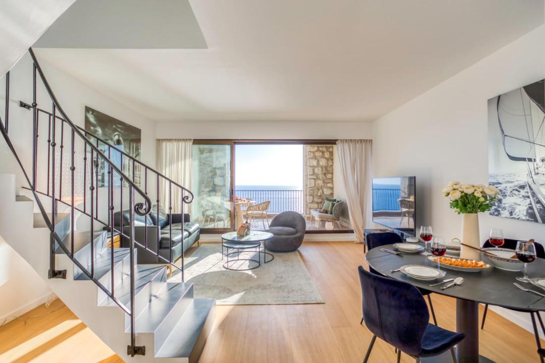 Mont Boron Apartment | #22 Staywizus - Duplex panoramic sea view 2Bdr, AC, swimpool, parking, petanque