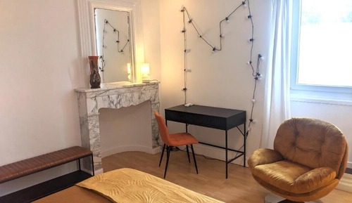 Chambre Beckett, terrasse en bord de Sorgue, Clim