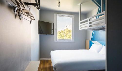 Triple Room with One Double Bed and One Bunk Bed