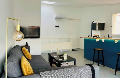 Quartier du Panier Apartment | Panier Duplex — Terrace with Panoramic View of the Sea and the Rooftops of Marseille
