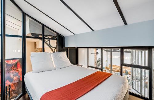 Charpennes - Charmettes Apartment | Le Télécabine Loft Premium - Lyon Villeurbanne - Terrasse & Parking Privé - 4 Chambres climatisées - 10 personnes