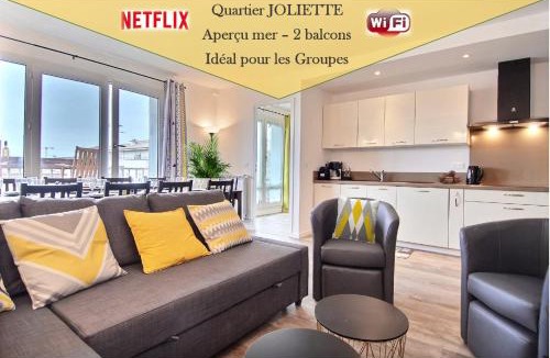 La Joliette Apartment | LE GRAND JOLIETTE - Aperçu mer - 2 balcons - Idéal Groupes - by experienceimmo