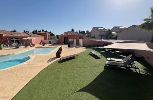 Saint-Christol House | Domaine de Bacchus-Villa Occitane-Climatisée 4 couchages