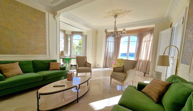 Belle époque Villa with sea view overlooking the Bay of Villefranche sur mer