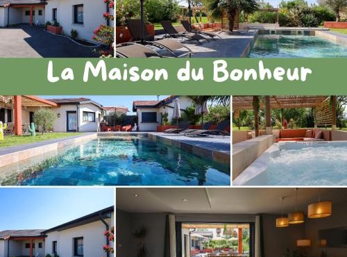 Villa 5 chambres avec piscine, jacuzzi, terrain. in Ambronay